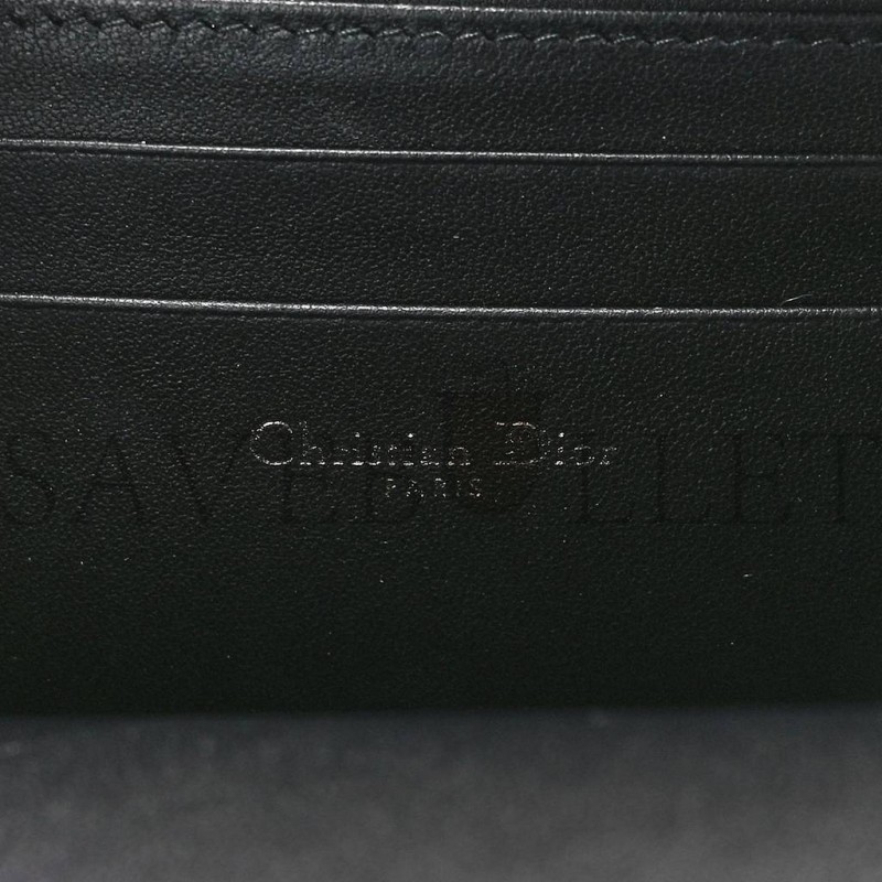 DIOR CALFSKIN MACRO-CANNAGE CARO BOX BAG BLACK (20*11*5.1cm)