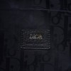 DIOR GRAINED CALFSKIN SADDLE SOFT BAG BLACK (31*27*12.7cm)