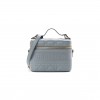 DIOR LAMBSKIN CANNAGE SMALL DIORTRAVEL VANITY CASE CLOUD BLUE (18*13*10.8cm)