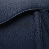 DIOR GRAINED CALFSKIN SADDLE BAG NAVY (23*20*6.4cm)