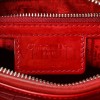 DIOR PATENT CANNAGE MEDIUM LADY DIOR RED (23*20*12.1cm)