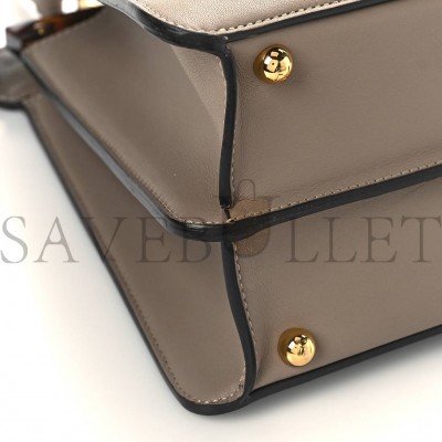 FENDI VITELLO SETA SHINY NAPPA PLEXIGLASS MEDIUM PEEKABOO I SEE U SATCHEL TORTORA (33*25*12cm) FENDI VITELLO SETA SHINY NAPPA PLEXIGLASS MEDIUM PEEKABOO I SEE U SATCHEL TORTORA (33*25*12cm)