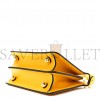 FENDI SHINY NAPPA PETITE PEEKABOO I SEE U SATCHEL MIMOSA (20*15*9cm) FENDI SHINY NAPPA PETITE PEEKABOO I SEE U SATCHEL MIMOSA (20*15*9cm)