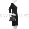 FENDI NAPPA MINI PEEKABOO ICONIC SATCHEL BLACK (23*17*11cm) FENDI NAPPA MINI PEEKABOO ICONIC SATCHEL BLACK (23*17*11cm)