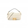 FENDI NAPPA FF 1974 EMBOSSED BAGUETTE WHITE (25*20*8cm)