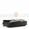 FENDI NAPPA FF 1974 EMBOSSED LARGE BAGUETTE BLACK (32*20*6cm)