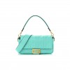 FENDI NAPPA FF 1974 EMBOSSED BAGUETTE SPRING TURQUOISE (27*15*5cm) FENDI NAPPA FF 1974 EMBOSSED BAGUETTE SPRING TURQUOISE (27*15*5cm)
