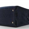 FENDI CANVAS VITELLO KING FF EMBROIDERED MEDIUM PEEKABOO X-TOTE BLUE (41*29*15cm)