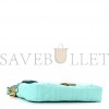 FENDI NAPPA FF 1974 EMBOSSED BAGUETTE SPRING TURQUOISE (25*15*5cm)