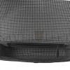 FENDI WOOL VITELLO KING HOUNDSTOOTH FF EMBROIDERED BAGUETTE GRIGIO ANTHRACITE (27*17*6cm)