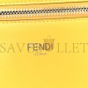 FENDI X SARAH COLEMAN NAPPA FF FISH EYE EMBOSSED MINI PEEKABOO I SEE U SATCHEL MIMOSA (25*20*9cm)