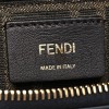 FENDI VITELLO KING PLEXIGLASS LOGO EMBOSSED MINI BY THE WAY TOP HANDLE BOSTON BAG BLACK (18*10*9cm)