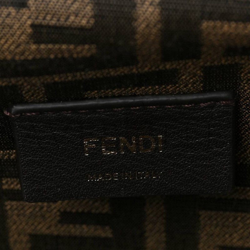 FENDI SHINY NAPPA MEDIUM FENDI FIRST CARAMELLO (30*25*10cm)